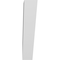 Ekena Millwork 5 1/2-in. W x 22-in. D x 28-in. H Traditional Architectural Grade PVC Knee Brace BRCP055X22X28TRA - alternate 3